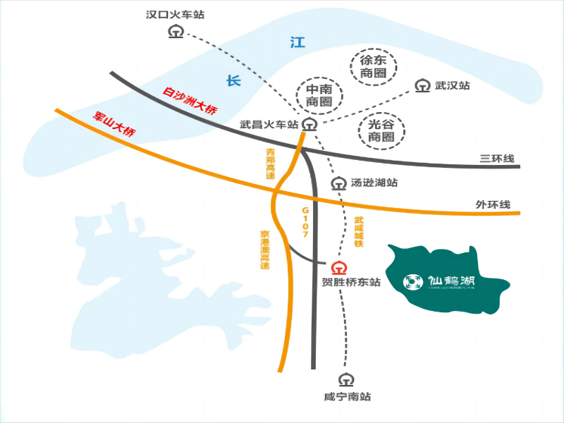 武汉仙鹤湖湿地陵园清明祭扫交通服务指南